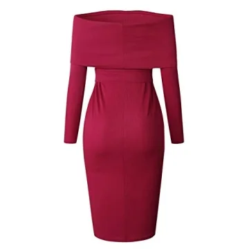 Teeuiear Women's Sexy Off Shoulder Dress for All Occasions