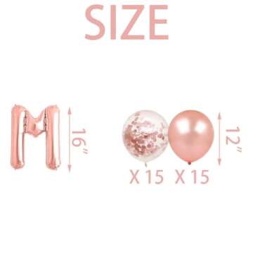 I Do Crew Balloons Rose Gold I Do Engagement Party Banner Bride To Be/Miss to Mrs/We are Engaged/Bridal Shower/Just Married/Bachelorette/Wedding Happy Anniversary Party Supplies Decorations