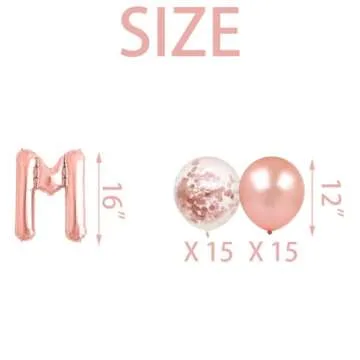 I Do Crew Balloons Rose Gold I Do Engagement Party Banner Bride To Be/Miss to Mrs/We are Engaged/Bridal Shower/Just Married/Bachelorette/Wedding Happy Anniversary Party Supplies Decorations