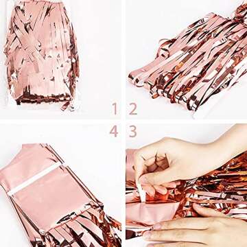 I Do Crew Balloons Rose Gold I Do Engagement Party Banner Bride To Be/Miss to Mrs/We are Engaged/Bridal Shower/Just Married/Bachelorette/Wedding Happy Anniversary Party Supplies Decorations