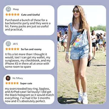 Holographic Fanny Pack - Stylish & Functional for All