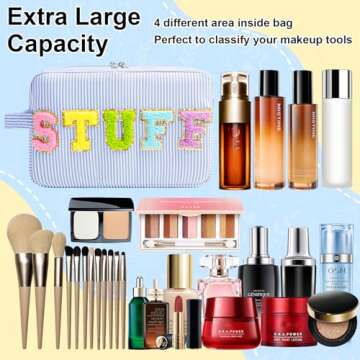 Sambois STUFF Makeup Bag - Large Capacity Organizer