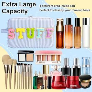 Sambois STUFF Makeup Bag - Large Capacity Organizer