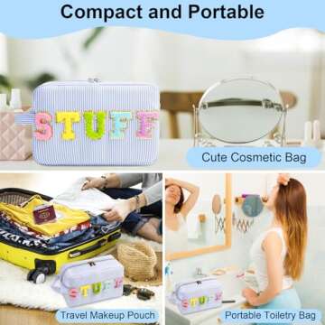 Sambois STUFF Makeup Bag - Large Capacity Organizer