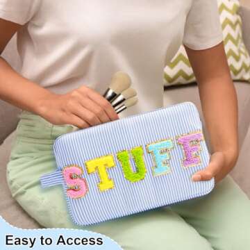 Sambois STUFF Makeup Bag - Large Capacity Organizer