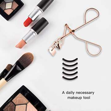 Professional Eyelash Curler with Silicone Pads