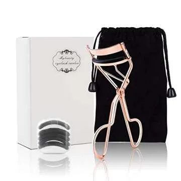 Professional Eyelash Curler with Silicone Pads