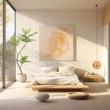 AfanD Artificial Jacaranda mimosifolia Tree, 59in Tall Fake Plants Artificial Umbrella Plants for Indoor, Fake Trees for Office Home Living Room Floor Patio Greening Porch Decor