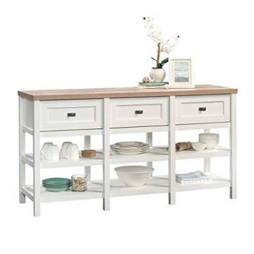 Stylish Sauder Cottage Road Credenza for TVs up to 60"