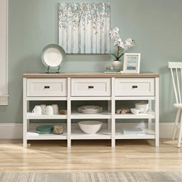 Stylish Sauder Cottage Road Credenza for TVs up to 60"
