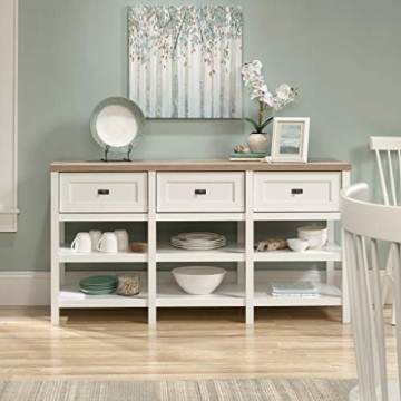 Stylish Sauder Cottage Road Credenza for TVs up to 60"