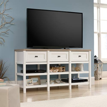 Stylish Sauder Cottage Road Credenza for TVs up to 60"