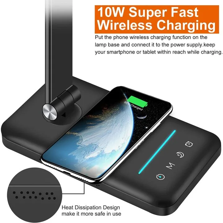 AFROG Multifunctional LED Desk Lamp with Charger