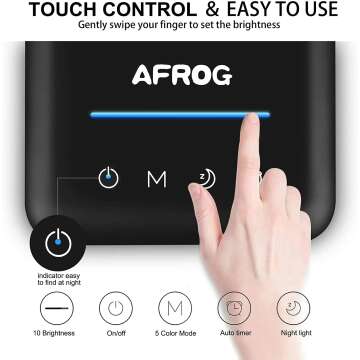 AFROG Multifunctional LED Desk Lamp with Charger