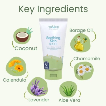 TruKid Eczema Relief Wash - Natural & Gentle 8oz Tube