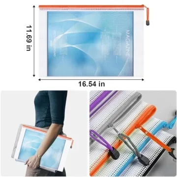 Krvyrn Zipper Pouches - 12 Large Waterproof Storage Bags