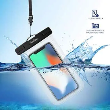 ProCase Waterproof Pouch for All Smartphones - 3 Pack
