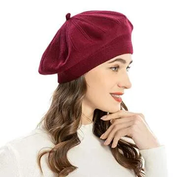 Stylish ZLYC French Beret Hat for Women and Girls