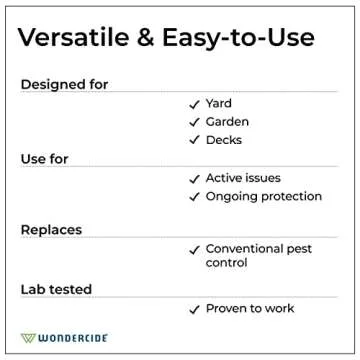 Wondercide - Outdoor Pest Control Spray with Natural Essential Oils - Mosquito, Ant, Insect Repellent, Treatment, Killer - Safe Around Pets Kids 32 oz