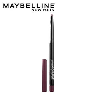 Maybelline Color Sensational Shaping Lip Liner with Self-Sharpening Tip, Rich Wine, Wine Red, 1 Count