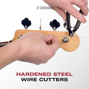Planet Waves Bass Pro-Winder - Bass Guitar String Winder, Cutter, Bridge Pin Puller - All-in-One Tool