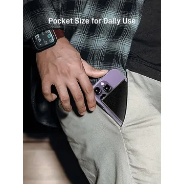 Auskang Slim Portable Charger with Built-in Cable for iPhone