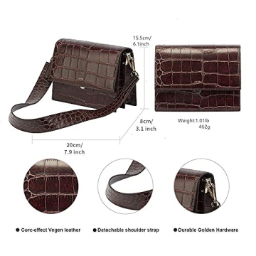 JW PEI Women's Mini Flap Crossbody - Brown