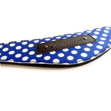 Beaumont Neck Strap for Clarinets and Oboes in Blue Polka Dot