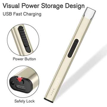 Eco-Friendly REIDEA Lighters: Windproof & Rechargeable