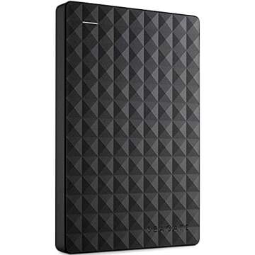 Seagate Expansion Portable 2TB External Hard Drive HDD – USB 3.0 for PC Laptop (STEA2000400) , black