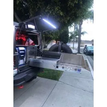 Brawlee LED Rear Glass Lift Gate Dome Light Bar 07-18 JK JKU Hardtops Factory Look Easy Install Added Safety at Night Great for Camping, Tailgating