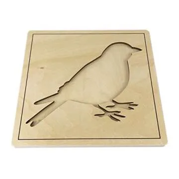 Elite Montessori Wooden Bird Puzzle for Kids Ages 2+