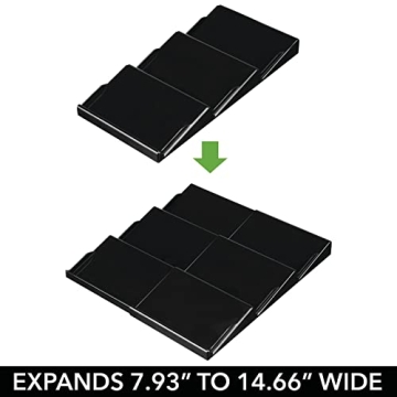 mDesign Expandable 3-Tier Spice Rack - Versatile Organizer