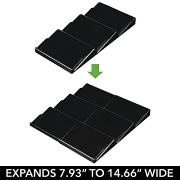 mDesign Expandable 3-Tier Spice Rack - Versatile Organizer