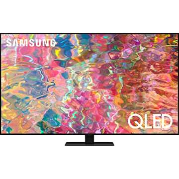 SAMSUNG QN65Q80BAFXZA 65 Inch QLED 4K Smart TV Bundle with Premium 2 YR CPS Enhanced Protection Pack