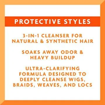 Cantu 3-IN-1 Hair Bath & Cleanser for Natural Styles