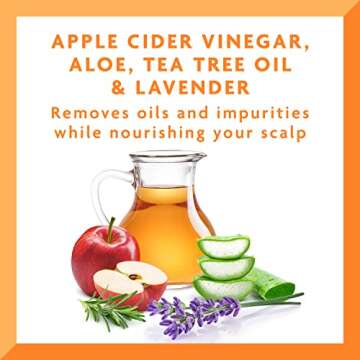 Cantu Protective Styles by Angela Hair Bath & Cleanser with Apple Cider Vinegar & Aloe, 10 Ounce