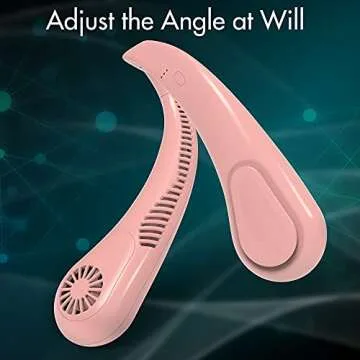 COMLIFE Bladeless Neck Fan - Rechargeable & Adjustable