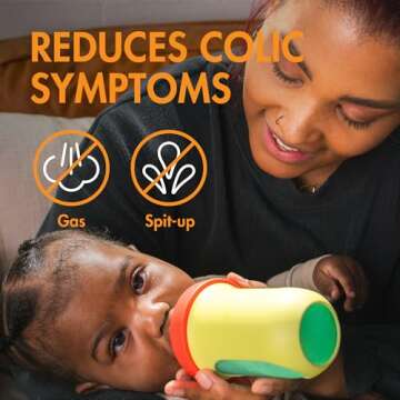 Boon Nursh Reusable Silicone Pouch Baby Bottles - Medium Flow Nipple - Silicone Baby Bottle Pouch an...