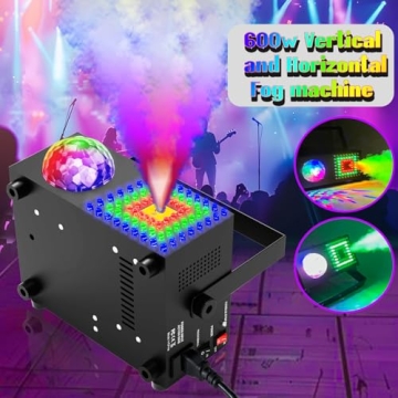 IMONE 2 in 1 Fog Machine with Lights for Parties