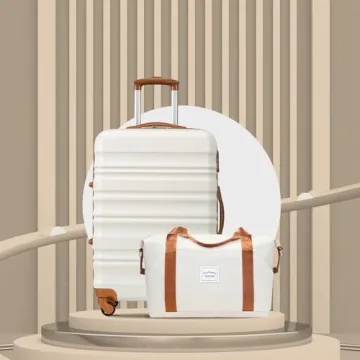 LONG VACATION 6-Piece Luggage Set with TSA Locks