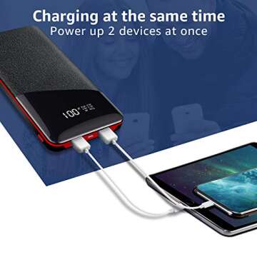 Todamay 25000mAh Power Bank - High Capacity Portable Charger