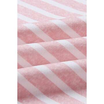 Alelly Women's Summer Jumpsuits Striped Tie Back Sleeveless Backless Wide Long Pants Rompers