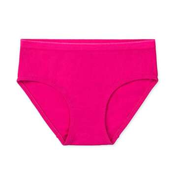 Lucky & Me | Jamie Performance Girls Briefs | Children's Underwear | 7 pack (6 Years, Vibrant)