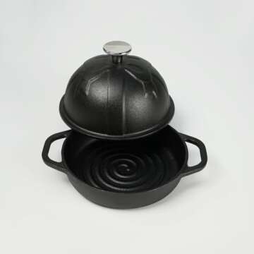 HAWOK Cast Iron Bread Cloche for Perfect Sourdough Baking