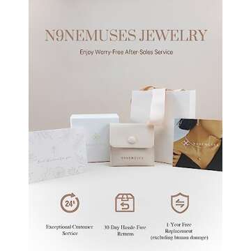 N9NEMUSES Double Sided Pendant Necklace, 18K Gold Blue Opal and Black Onyx Reversible Necklace with Dainty Pearl Charm, 2-Sided Multi-wear Design Necklace for Women