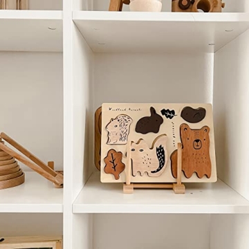 Wee Gallery Wooden Puzzle for Kids Educational Fun