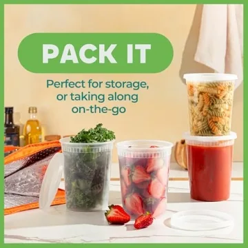 JoyServe Deli Food Containers 32 Oz - 36 Sets