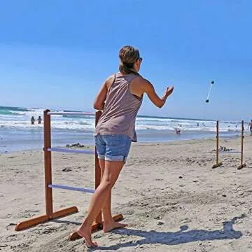 Official Tournament Ladder Golf Game for Fun Outdoors
