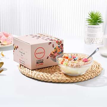 Cereal Candle Bowl - Vanilla Scented Food Candles Aesthetic - Cute Candles for Cool Gifts - 3 Wicks ...